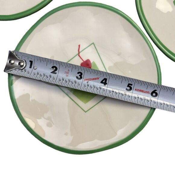 Mariposa Cocktail Plates Amy Van Aarle Appetizer Plate Martini 6” Dishes - Picture 3 of 13